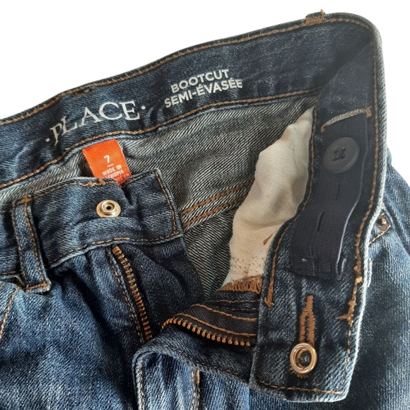 The Children's Place/Wonder Nation Boys sz 7 Relaxed Bootcut Denim Jeans Bundle - Picture 5 of 13